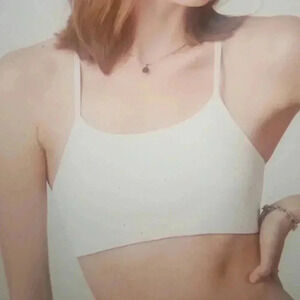 WSLY BANDIER THE RIVINGTON RIBBED BRA SIZE M